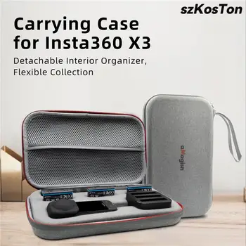 Мини Чанта за съхранение на Insta360 X2/X3, Калъф за Носене, Чанта, Защитна Кутия за Insta360 X2/X3, Аксесоари за фотоапарати