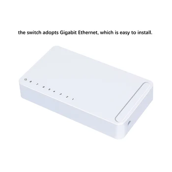 Gigabit Ethernet switch Превключва практичен хъб, lan 10 100 1000 mbps