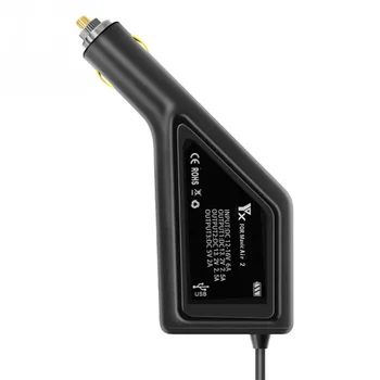 Зарядно за кола с USB порт, лесно преносима бързо зареждане, мултифункционален пътен дистанционно управление за Mavic Air 2