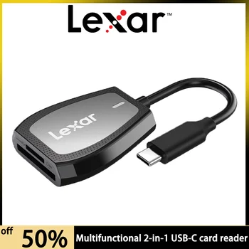 Lexar Professional четец на карти Мултифункционален четец 2-в-1 Type-C Високоскоростен USB 3.2 Gen 1 Micro SD Карта, TF карта SD card reade