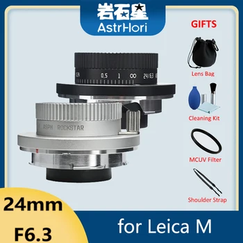 AstrHori 24 мм F6.3 Полнокадровый Гиперфокальный Блинный обектив с Ръчен Фокусно Разстояние AstrHori 24 мм обектив Leica M Mount M1 M2 M3 M5 M10