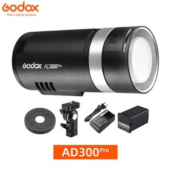 Godox AD300Pro Светкавица Стробоскоп Монолайт 300Ws TTL Външна Акумулаторна Литиева Батерия 2,4 G 1/8000 HSS за Canon, Nikon, Sony, Fuji