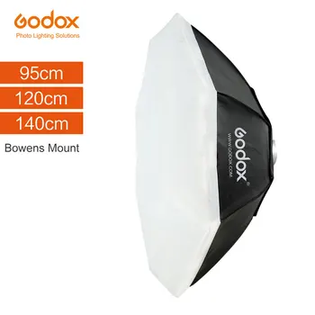 Godox 95 см, 120 см, 140 см Осмоъгълни Софтбокс Светкавица Speedlite Студиен Софтбокс за Фотография с монтиране Bowens MS200 MS300 SK400II QT600II