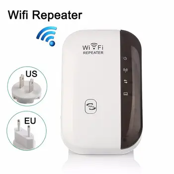 Безжичен Wi-Fi ретранслатор-удължител 300 Mbit/s, усилвател Wi-Fi точка за достъп Wi-Fi Reapeter