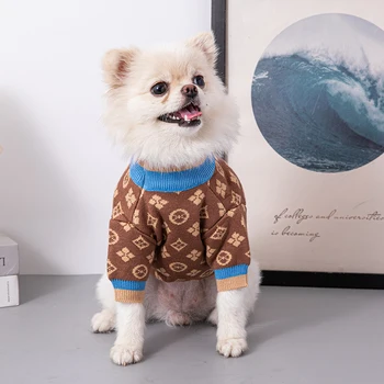 Нов модерен пуловер за домашни любимци с такса и corgi, е подходящ за малки и средни кучета, котки и кученца, дрехи удебелена и высокоэластичная