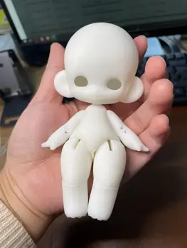 Нова кукла 12 см. с 3D принтиране от смола, играчки за момичета 