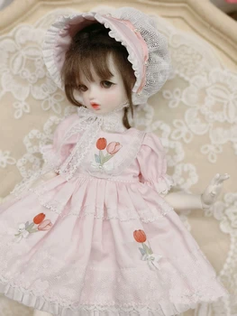 Облекло за кукли Dula, рокля, пола с розово цвете лале, панталони, аксесоари за кукли Azone Licca ICY JerryB 1/6 Bjd