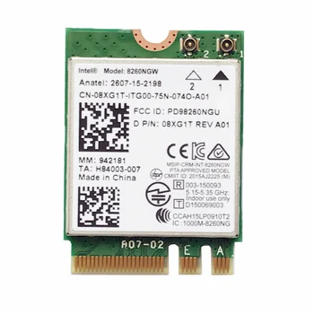 Нова мрежова карта за Intel Dual Band Wireless-AC 8260 8260NGW NGFF карта 867 Mbps на 2,4/5 Ghz Wifi Bluetooth 4,2