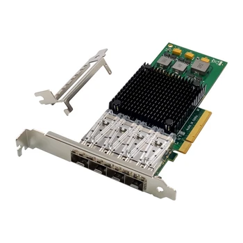 PCIE X8 BCM57840 сървър мрежова карта Оптоволоконная мрежова карта LC 10 Gigabit Ethernet
