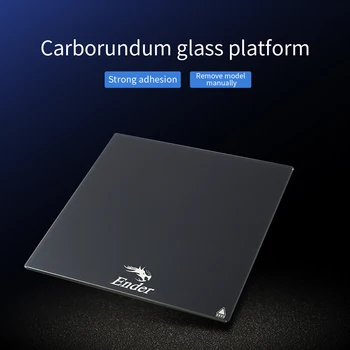 Комплект платформа от силициев карбид Ultrabase Glass 280×280 320×310×4 ММ за 3D-принтер Emilov-3 Max Neo CR-10S PRO CR-10 V2 V3 Emilov-7