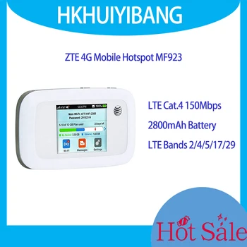 Отключени ZTE 4G Джобен WiFi MF923 Cat4 150 Mbps, LTE Мобилна Точка за достъп Wi-Fi 4G Сим-карта на LCD екран Диапазон 2/4/5/17/29